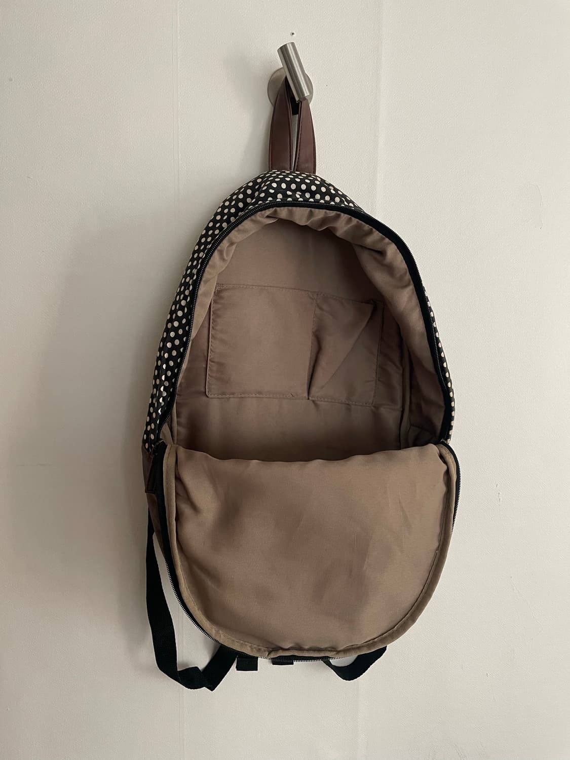 Dot brown backpack  상품이미지3