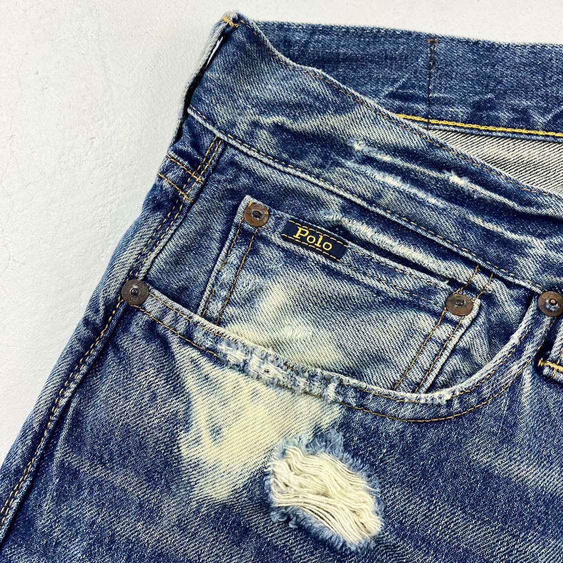 폴로 설리번 패치워크 리페어드 데님 진(34) 상품이미지7