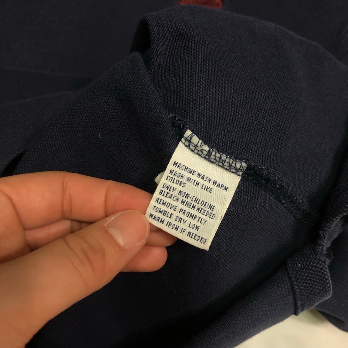 폴로 랄프로렌 네이비 빅포니 카라티 상품이미지4