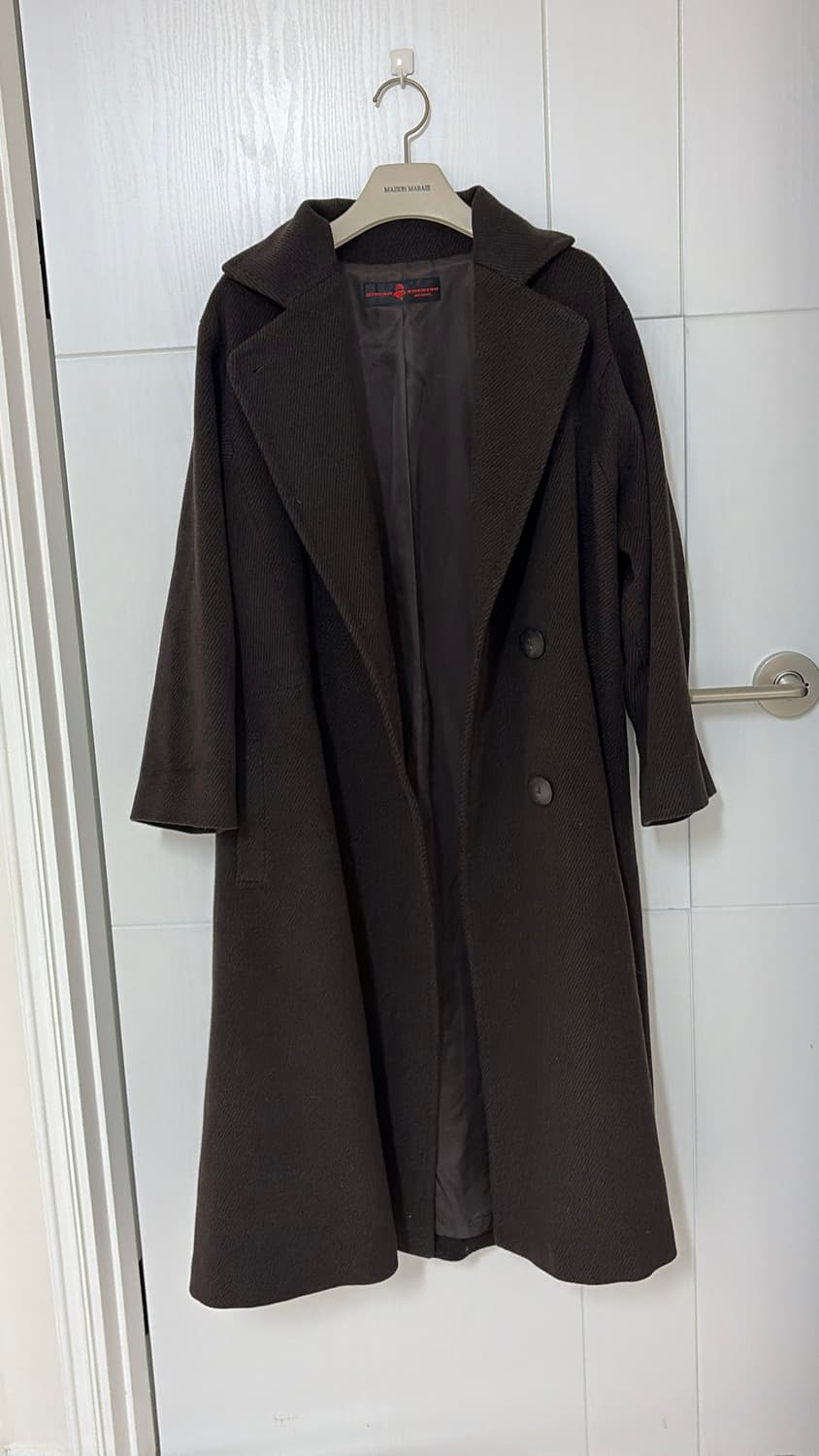 히로코코시노 울 캐시미어 코트 44-66 상품이미지3