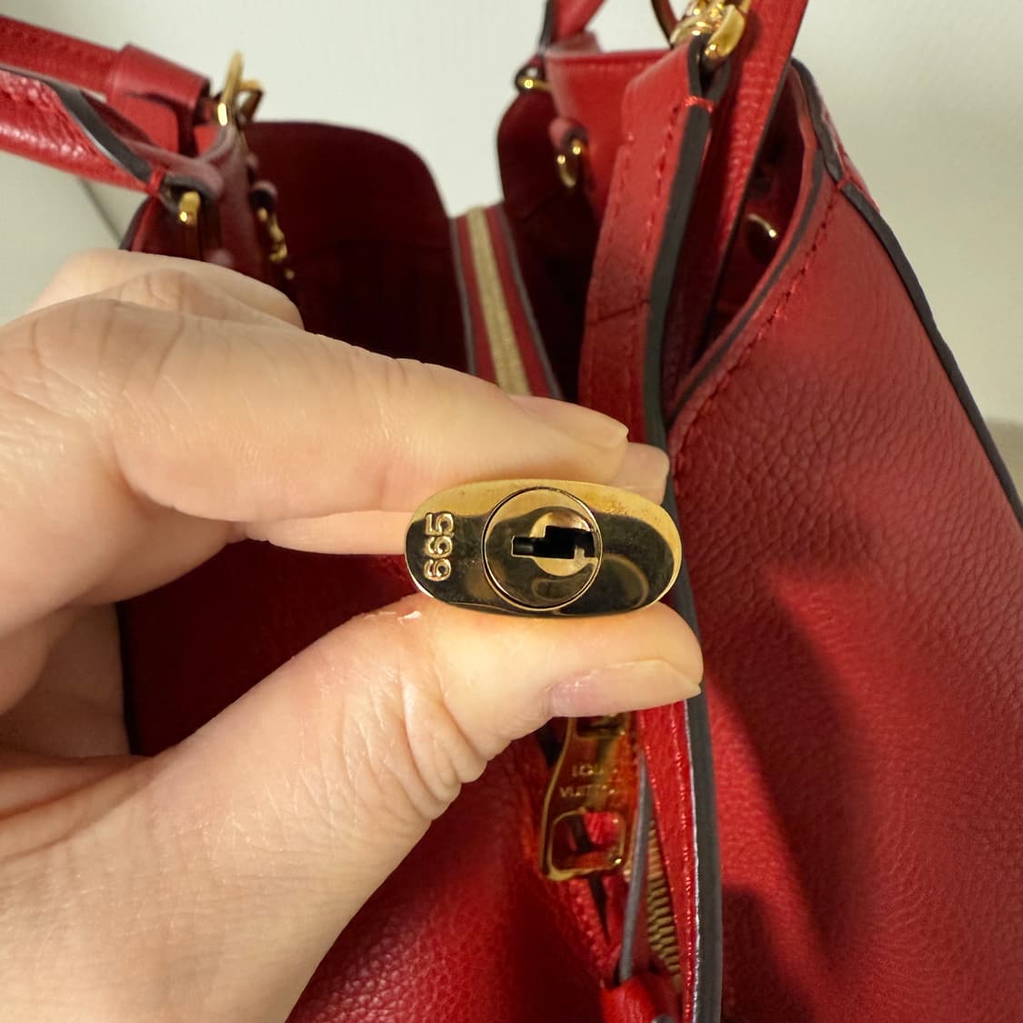 루이비통 몽테뉴 알프렝뜨 mm 레드 상품이미지7