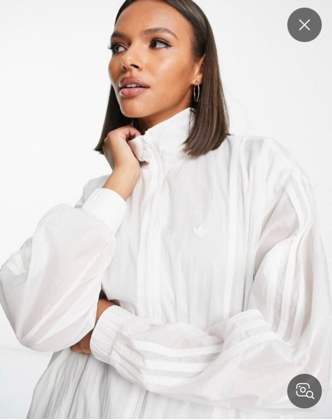 아디다스 여성 트랙탑 윈드브레이커 바람막이 M 상품이미지3