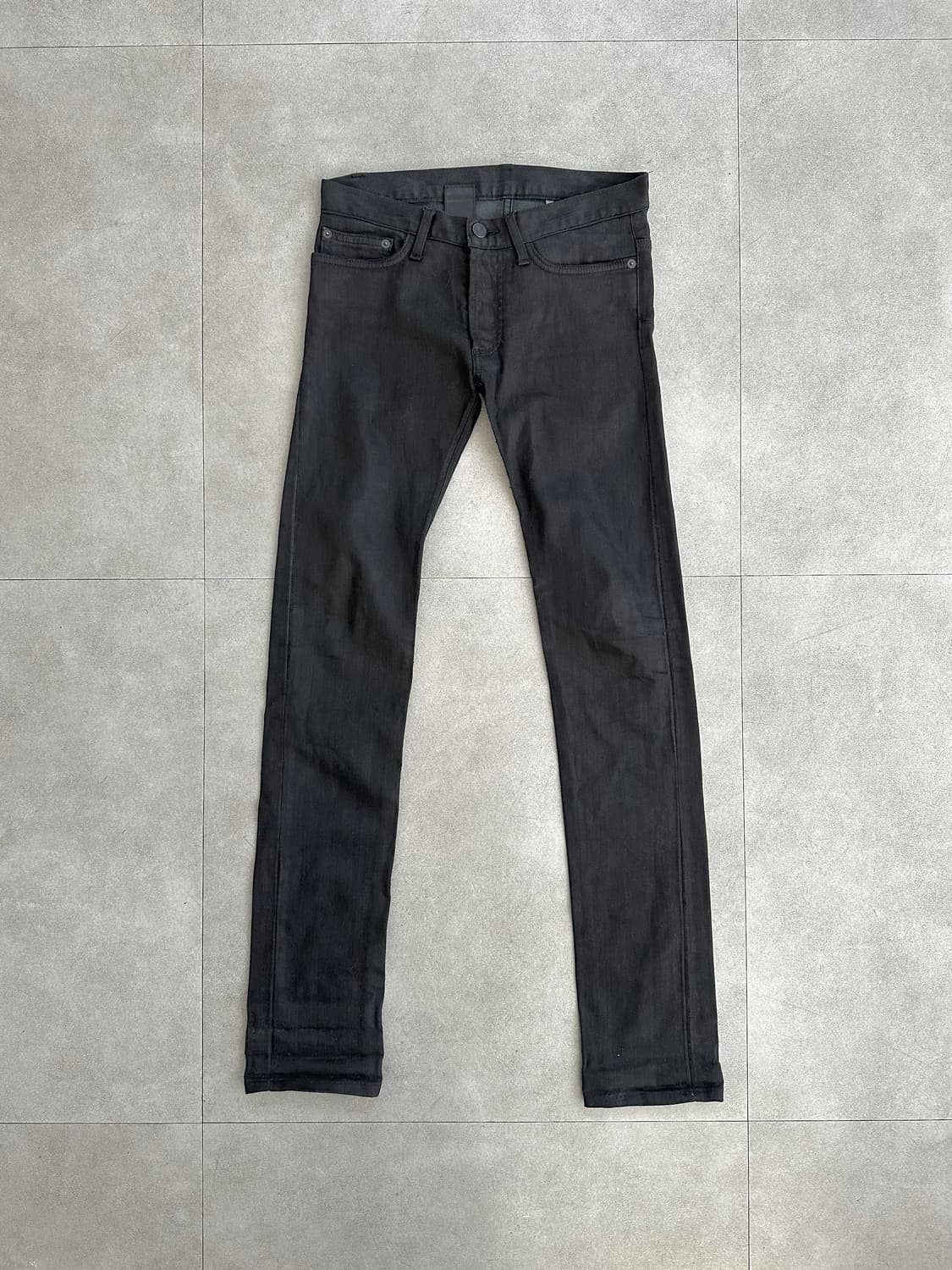 디올 옴므 07fw 블랙 왁스코팅진 상품이미지1