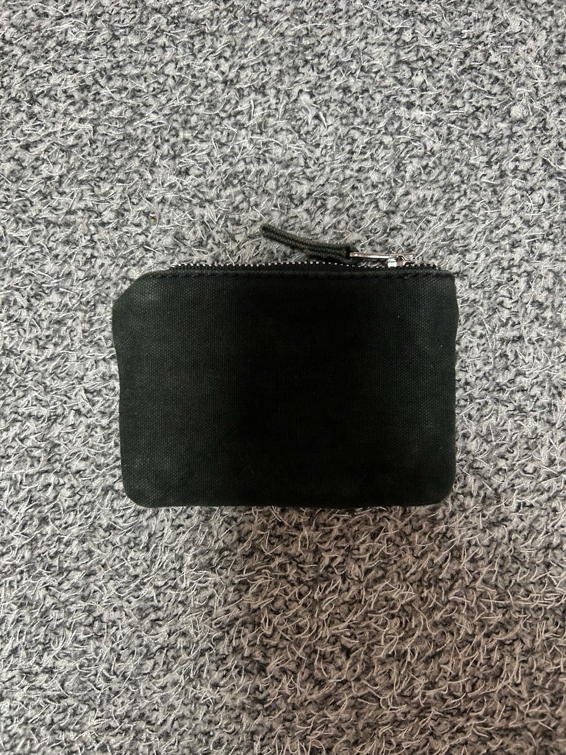 스투시 캔버스 코인 파우치 워시드 블랙 상품이미지2