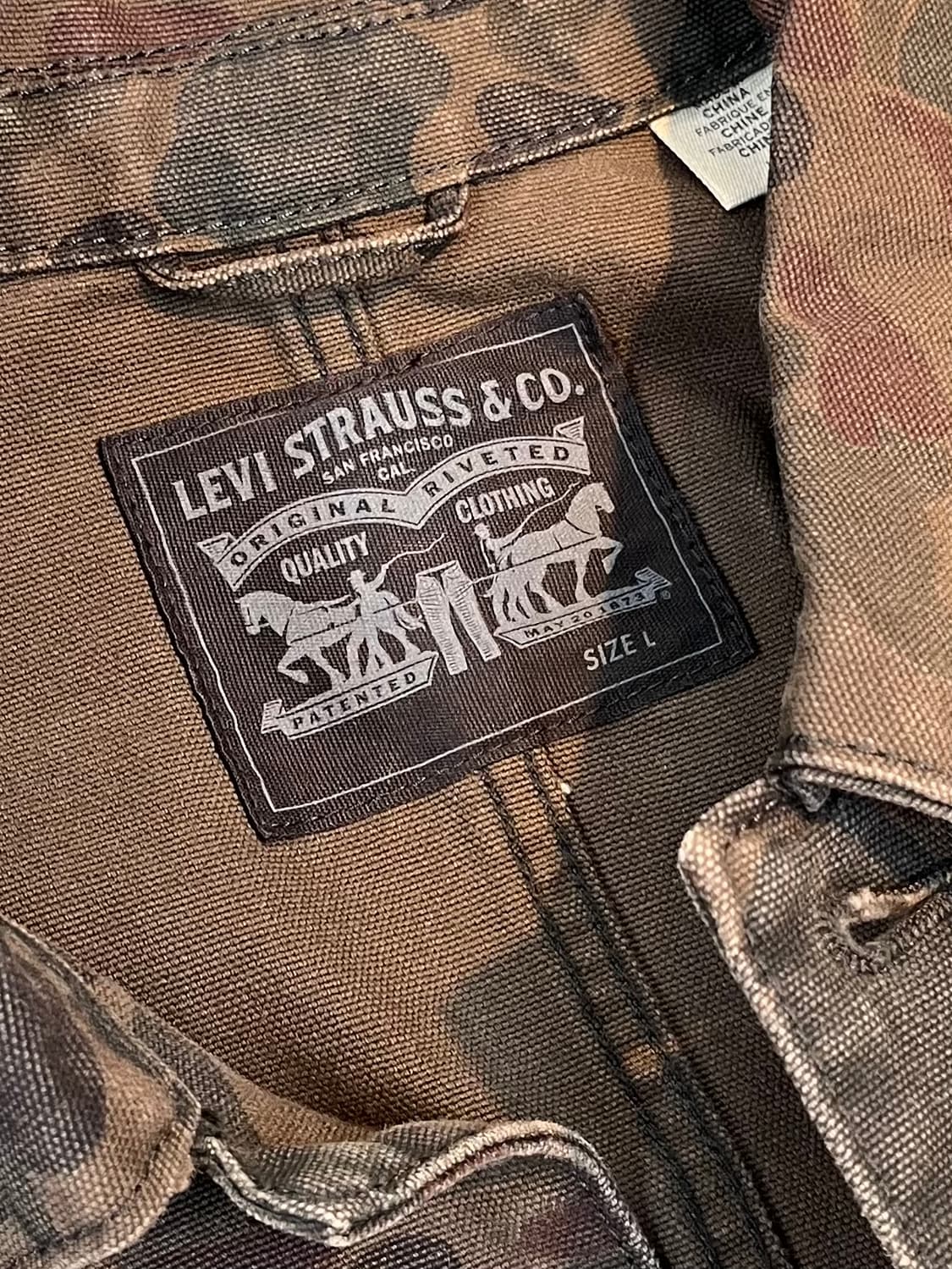 [100] 리바이스 카모 커버올 자켓  상품이미지3