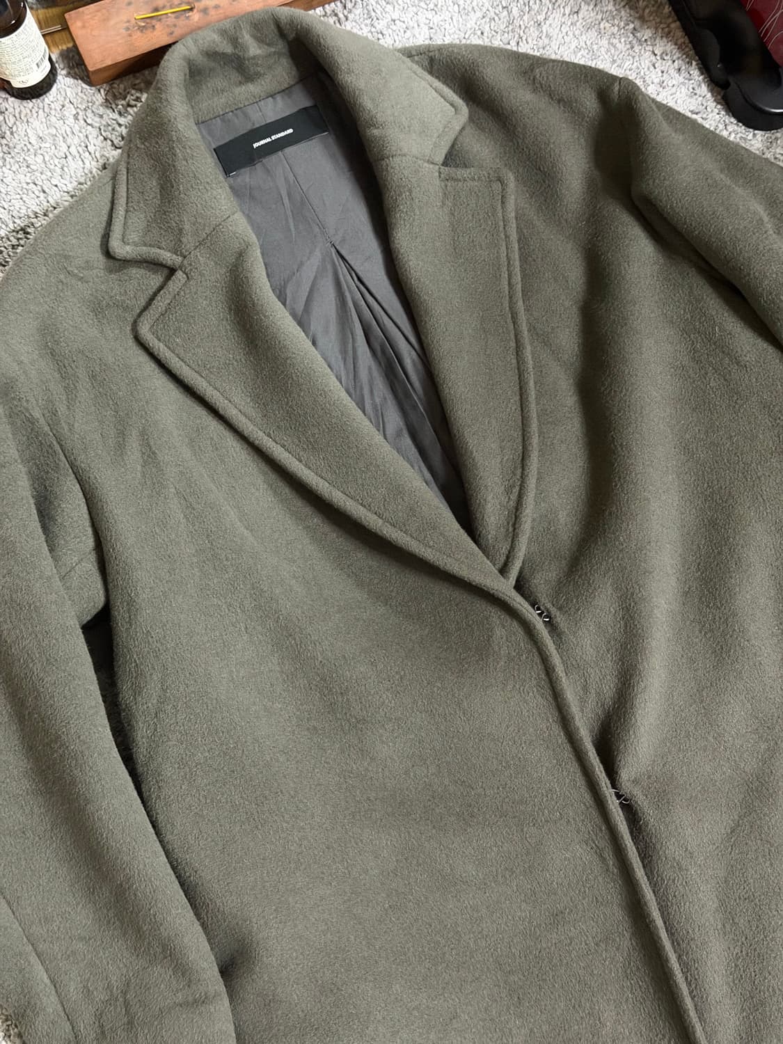 저널스탠다드 울 앙고라 코트 상품이미지5