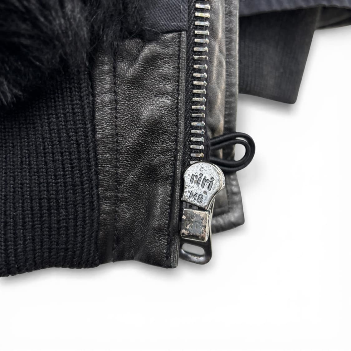 00's 휴고 보스 레더 봄버 자켓 상품이미지5