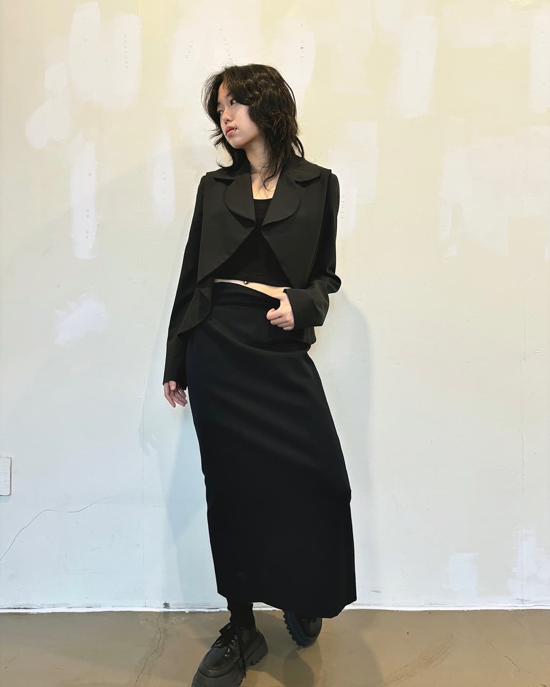 올드 꼼데가르송 맥시 롱 스커트 상품이미지6