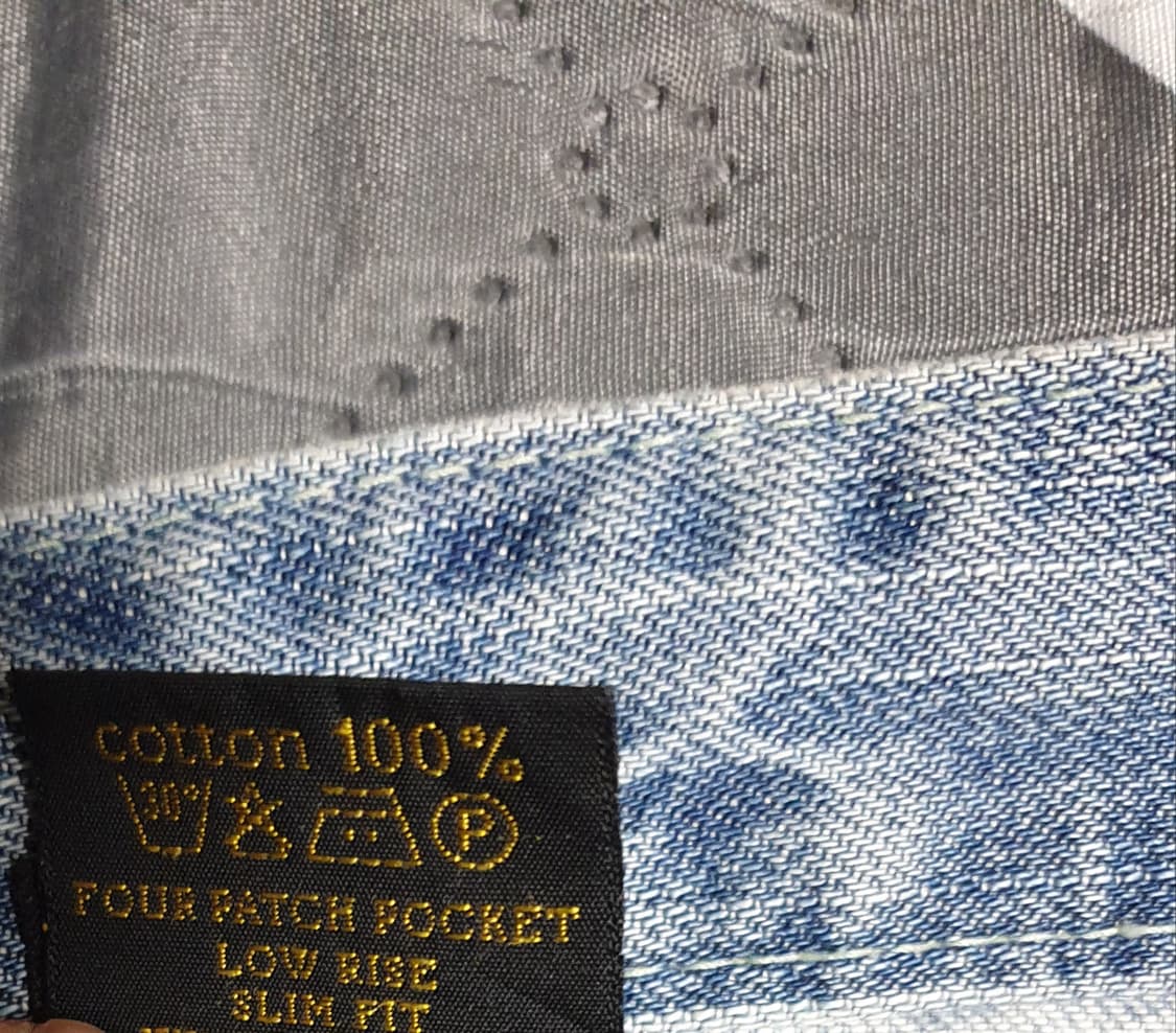 O`S JSANS 로우라이즈 Y2K 디스트로이드 데님팬츠 (30) 상품이미지5