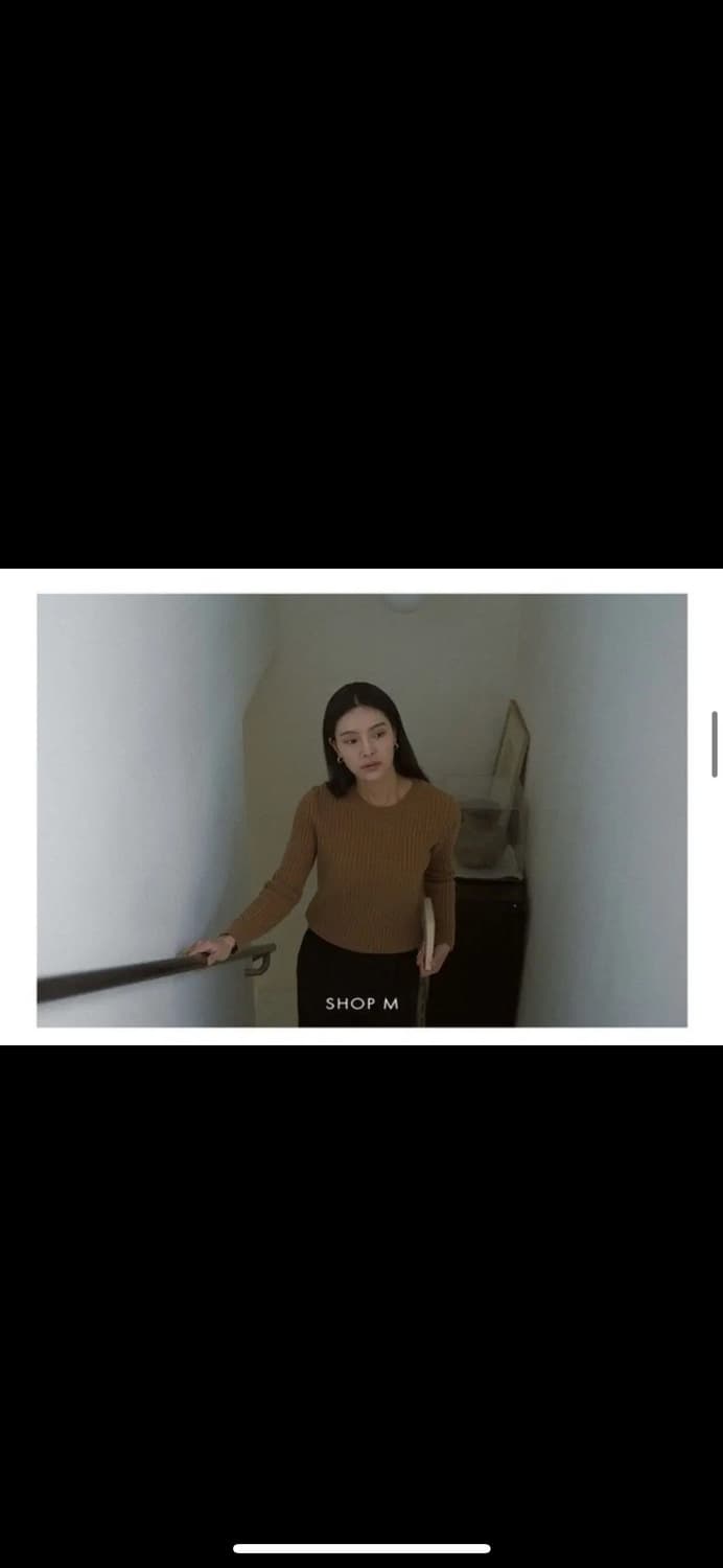 샵엠 medor knit 카멜 상품이미지2