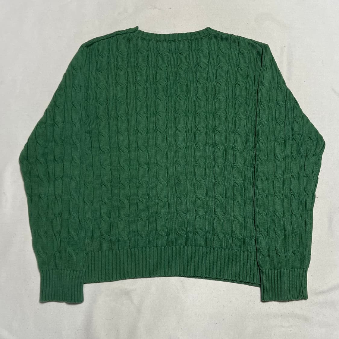 XL 폴로랄프로렌 그린 케이블 니트 상품이미지3