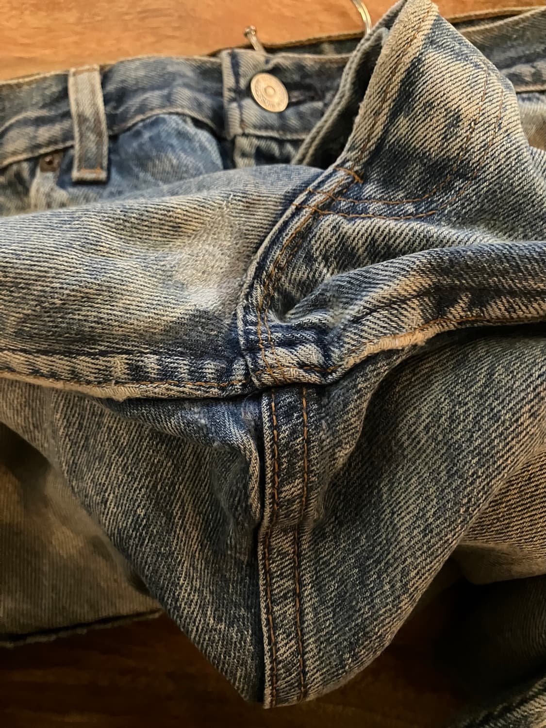 80s USA 빈티지 리바이스 501 데님 팬츠 상품이미지8