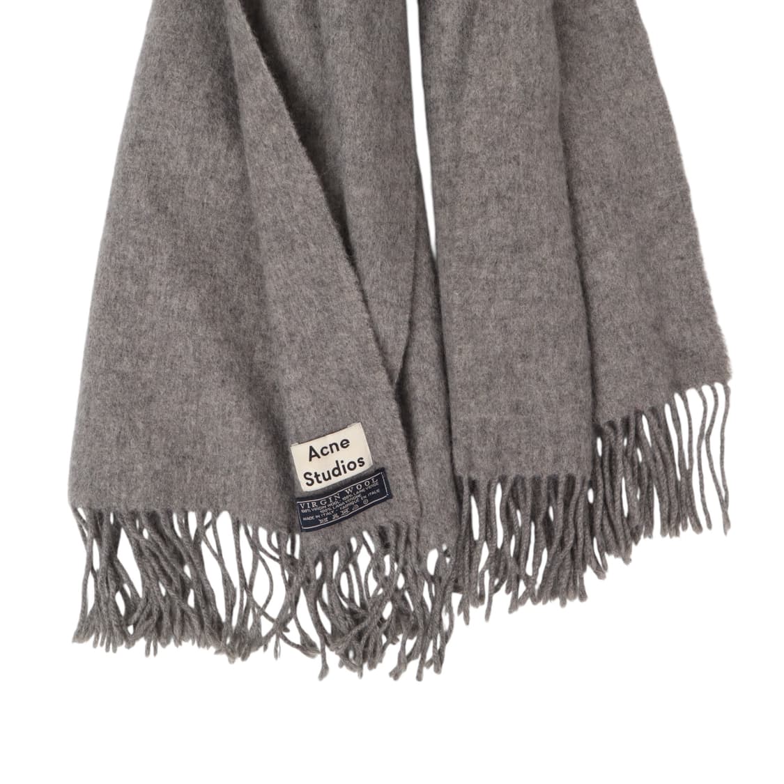아크네스튜디오 그레이 버진울 롱 머플러 상품이미지3