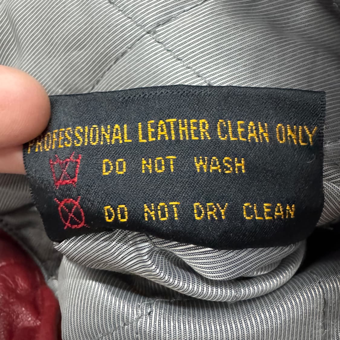 할리데이비슨 리얼레더 버건디 스터드 바이커 자켓 상품이미지10