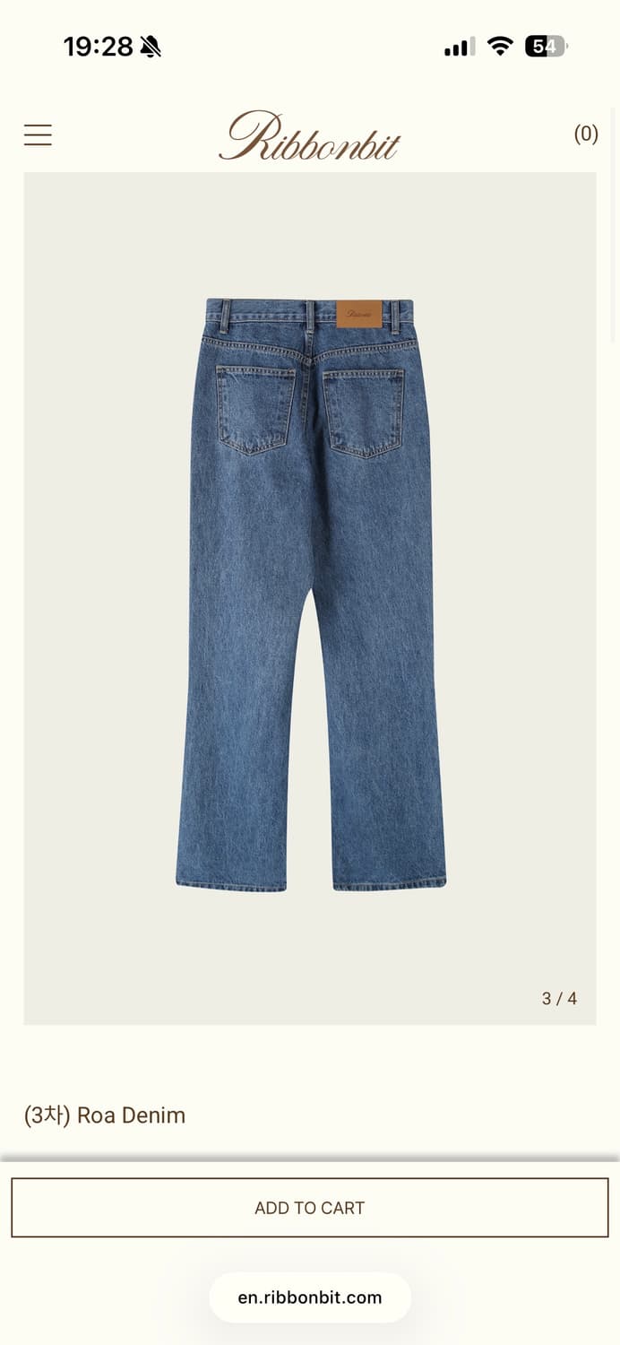 ribbonbit roa denim 리본빛 로아 데님 S 상품이미지2