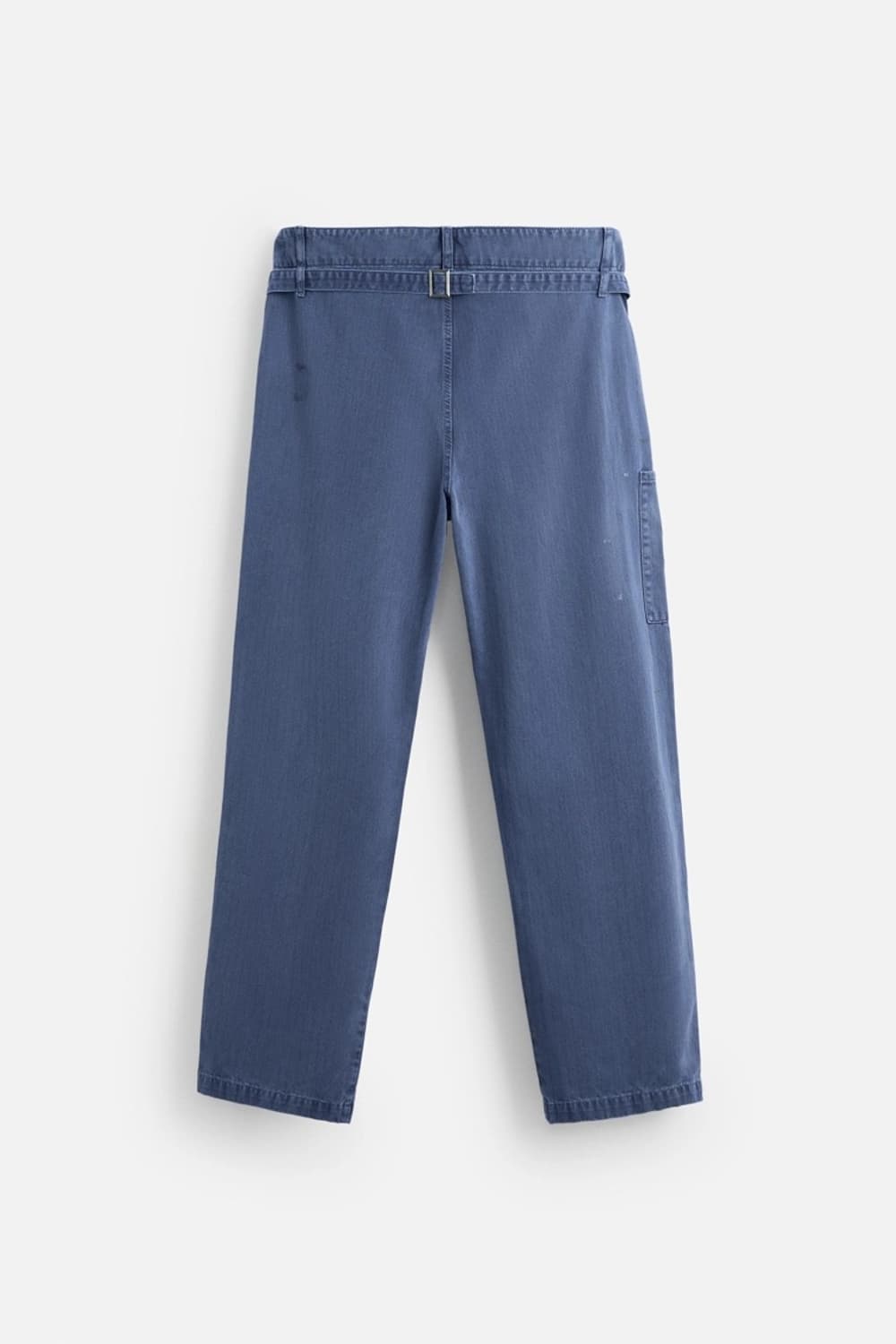 자라 오리진스 디스트레스드 카고 진 블루 상품이미지6