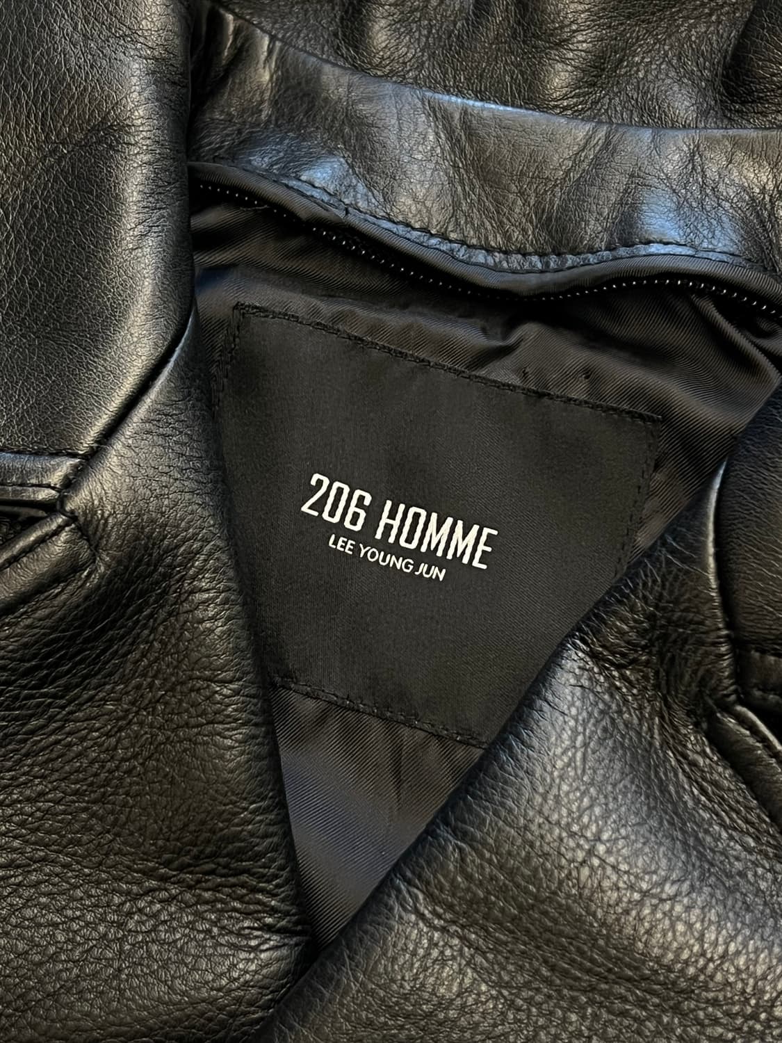 206옴므 양가죽 라이더 자켓 처분  상품이미지3