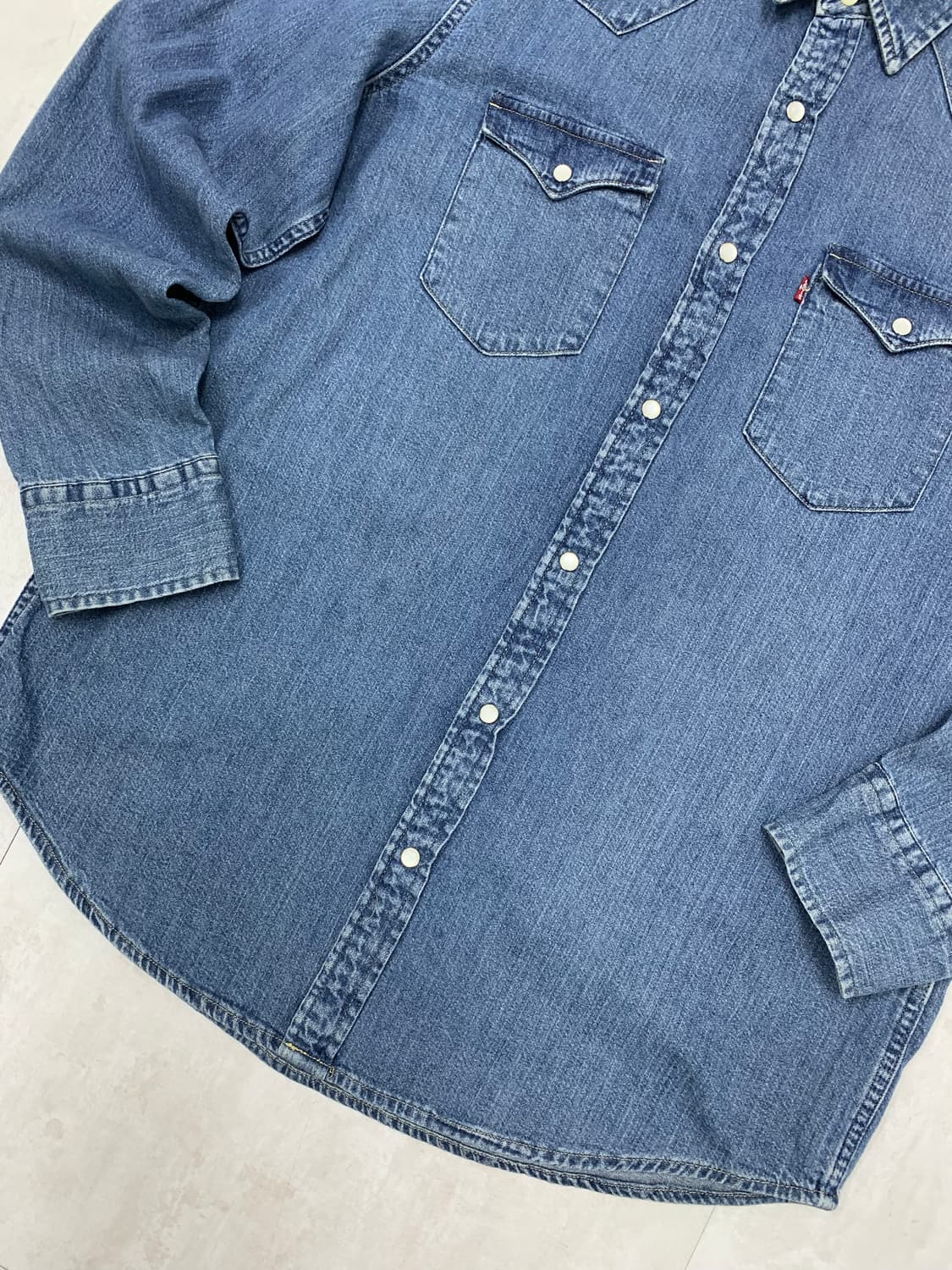 리바이스 데님 셔츠 #677 상품이미지3