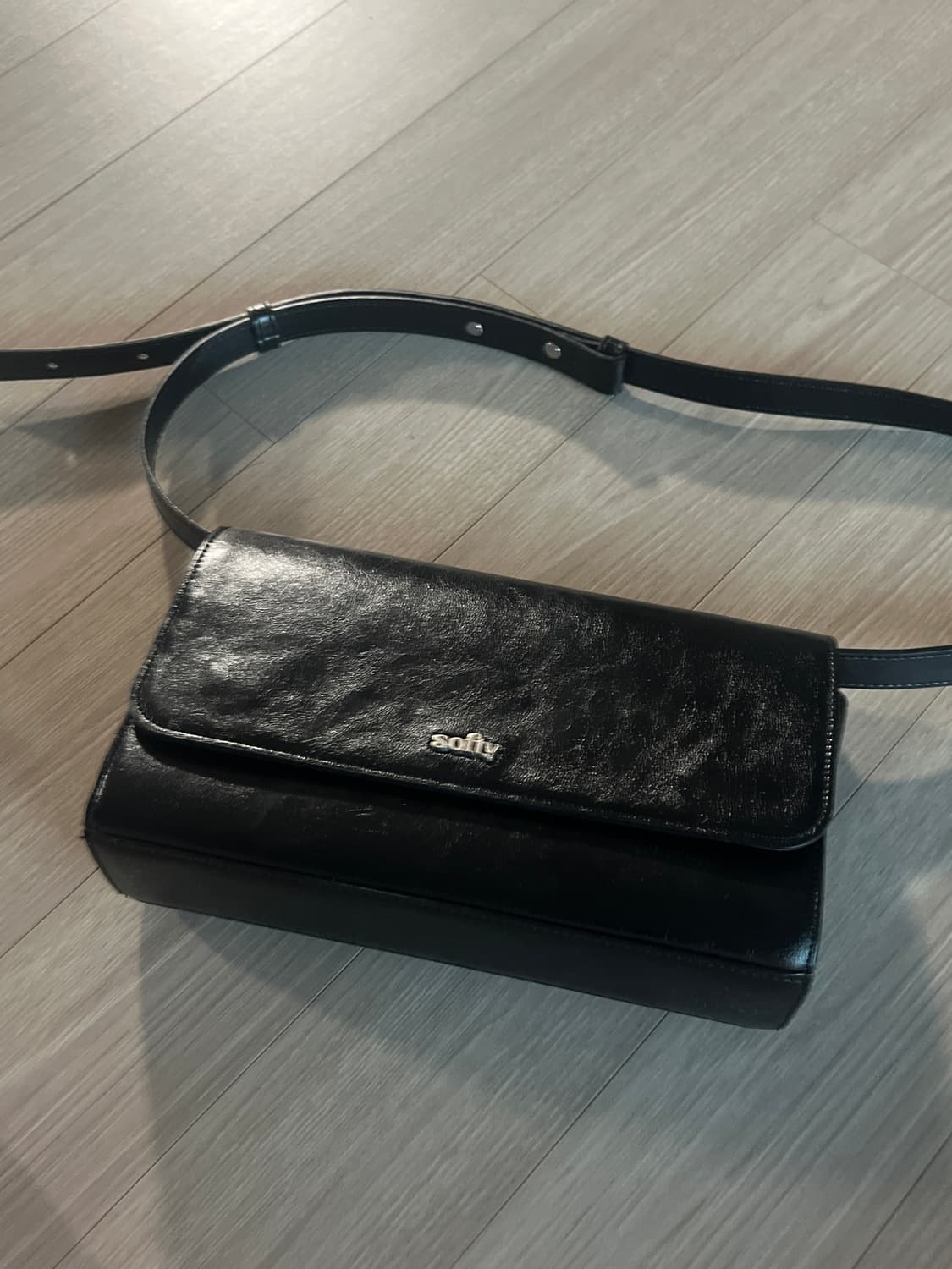 블랙 숄더백 상품이미지1