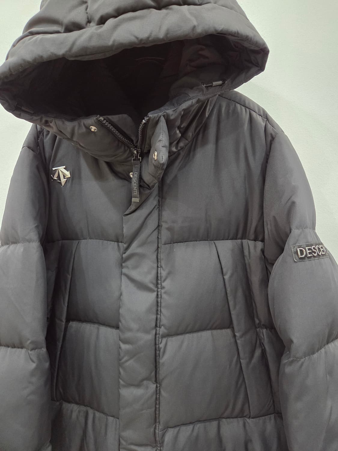 데상트 HEAT NAVI 구스 롱패딩(XL) 상품이미지4