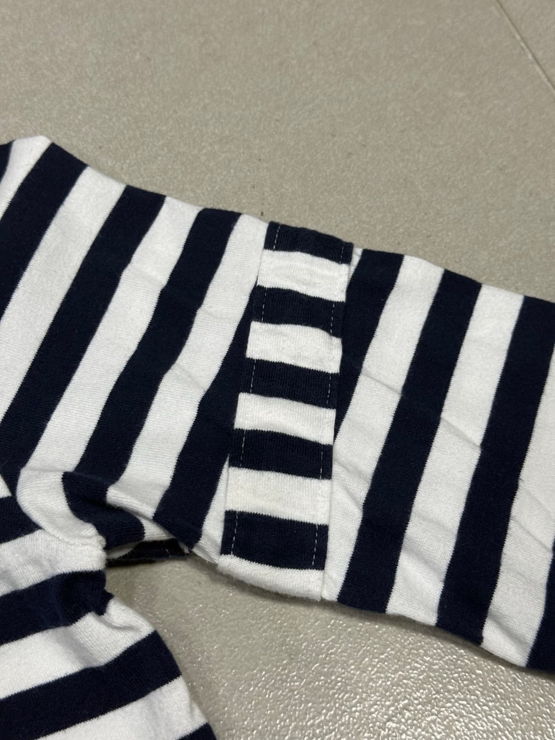 015 꼼데가르송 자유로운 삶 강인한 의지 스트라이프 롱슬리브 티셔츠 상품이미지3