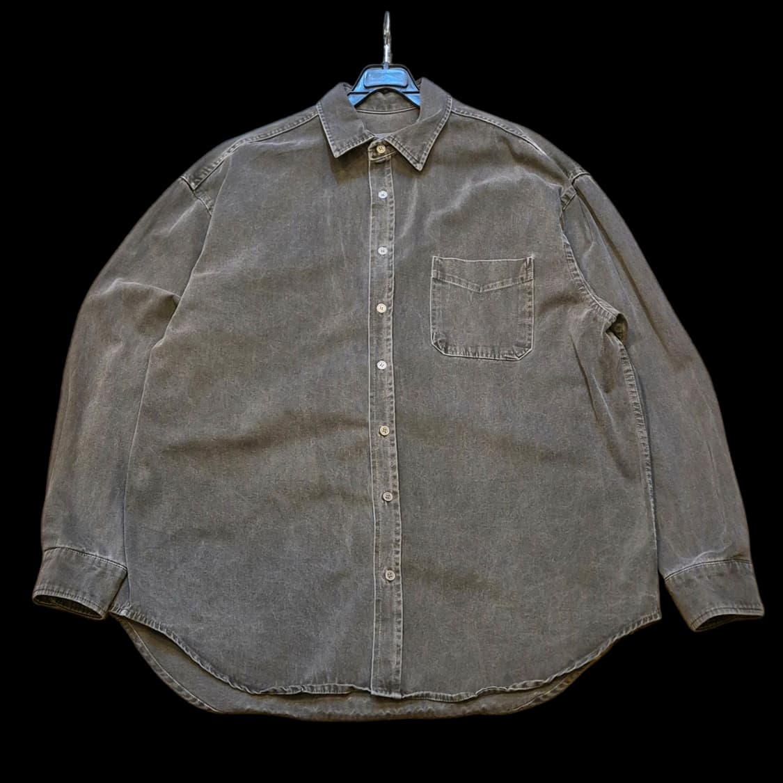 FREE(착샷잇음) 피그먼트워싱 오버핏 데님셔츠 상품이미지1