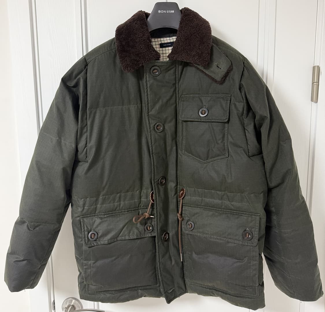 드레익스(Drake's) 왁스드 코튼 익스페디션 파카(size : 38) 상품이미지2