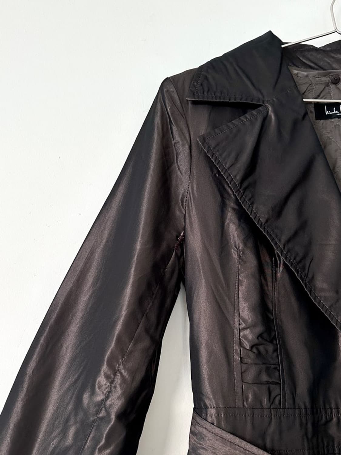 NICOLE MILLER Glossy spring light jacket 상품이미지3