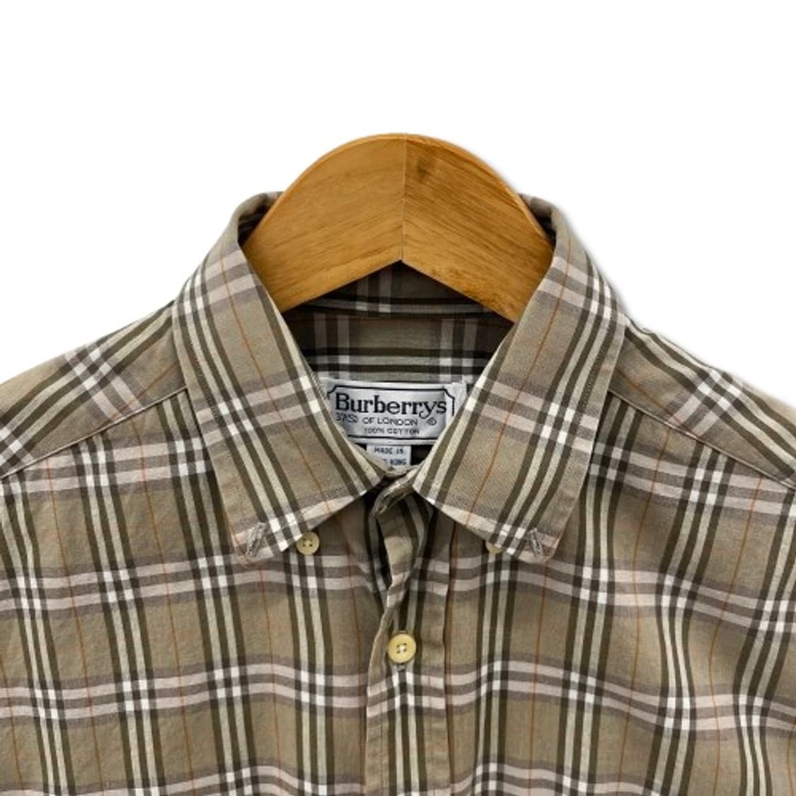 버버리스 Burberrys 클래식 체크 코튼 셔츠 상품이미지5