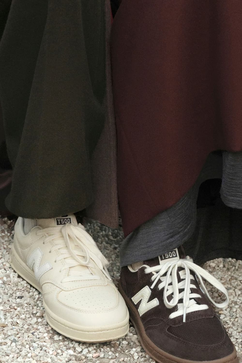 뉴발란스 x 오라리 T500 빈티지 아이보리 크림 290(M11) 상품이미지6