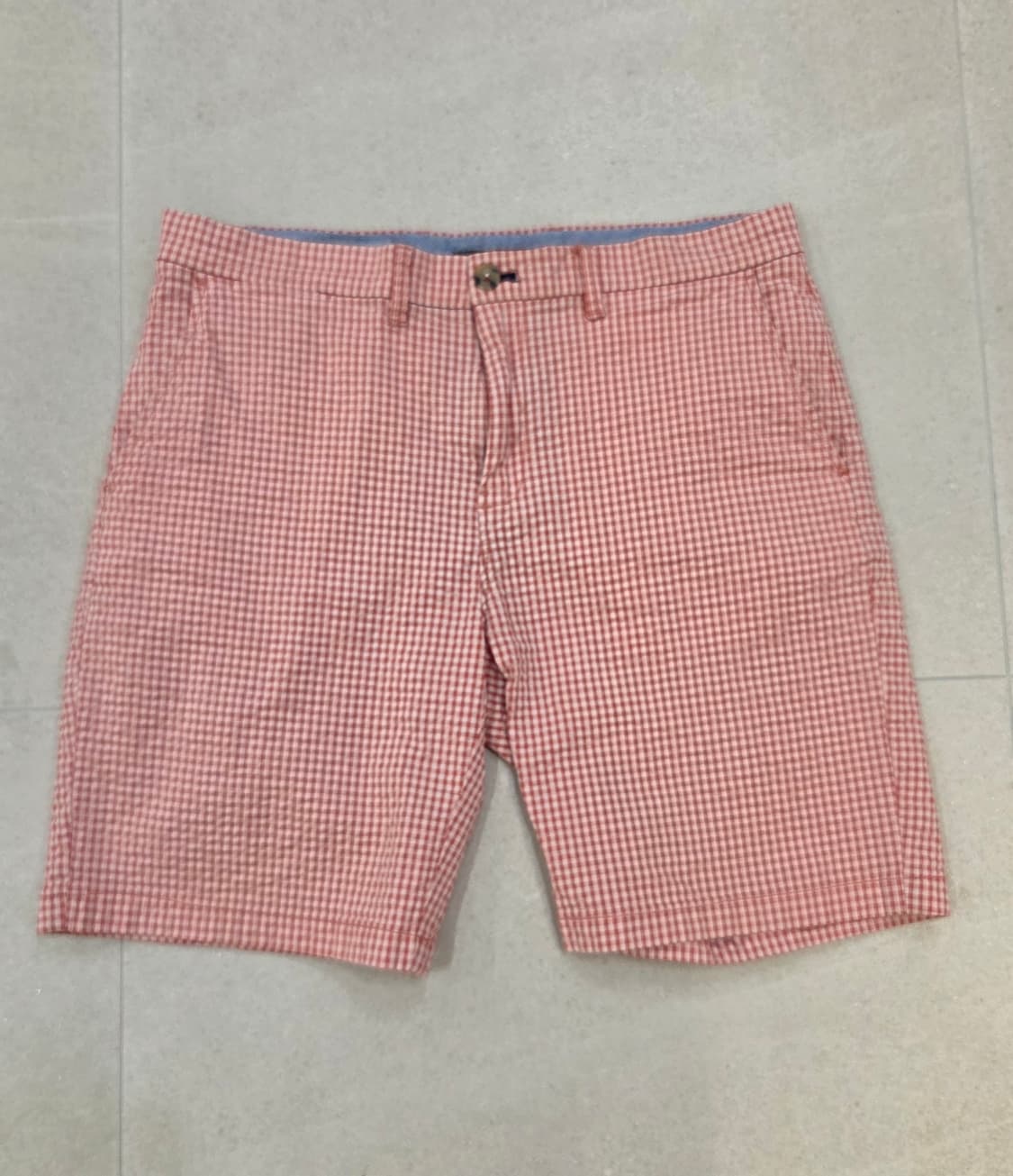 타미힐피거 남성 체크 반바지 상품이미지1