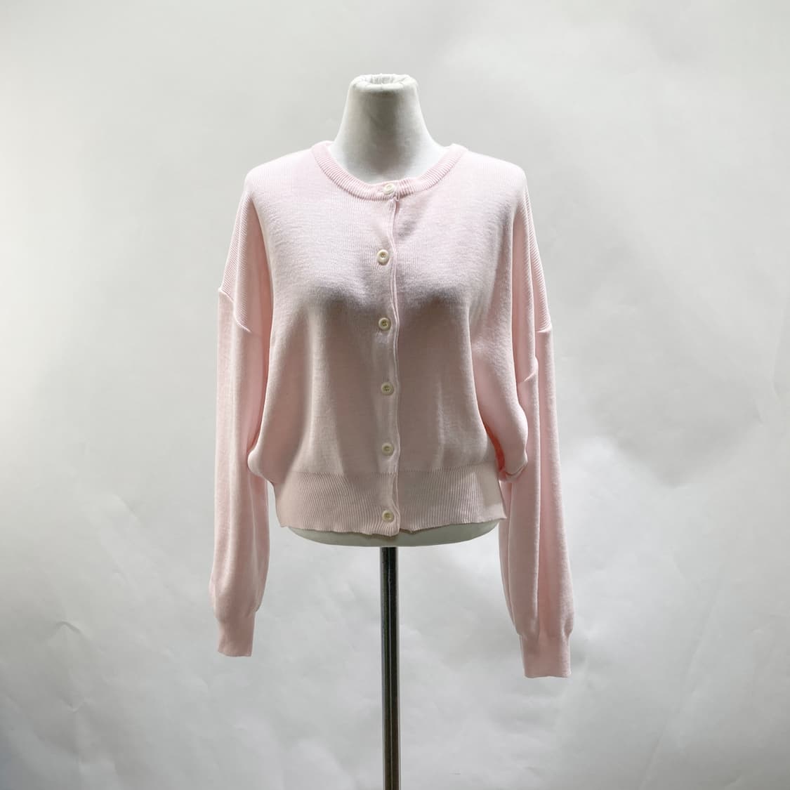 빨주노초 여성가디건 핑크 F 상품이미지1