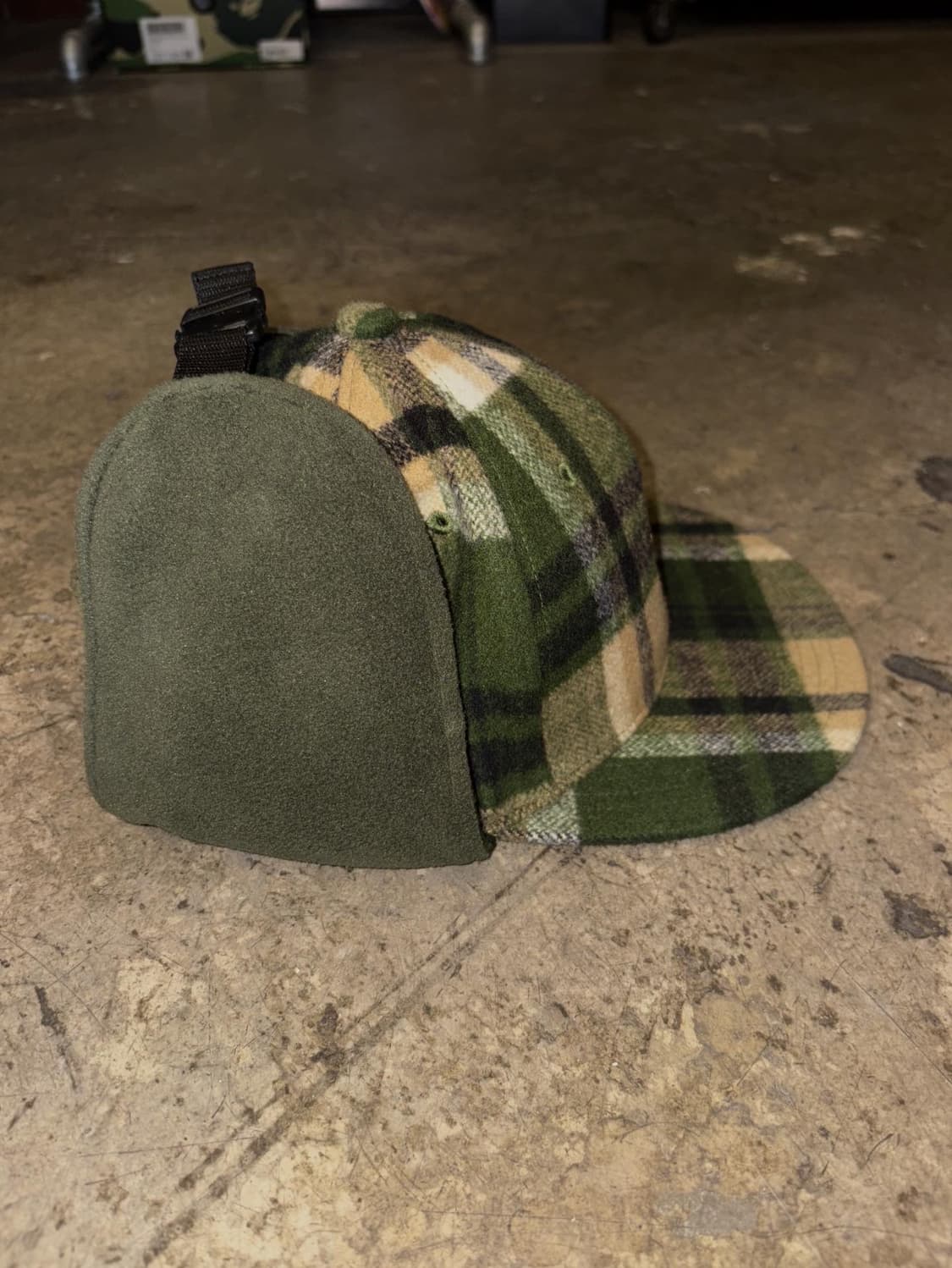Bape Check Pattern Earmuffs Cap 상품이미지7