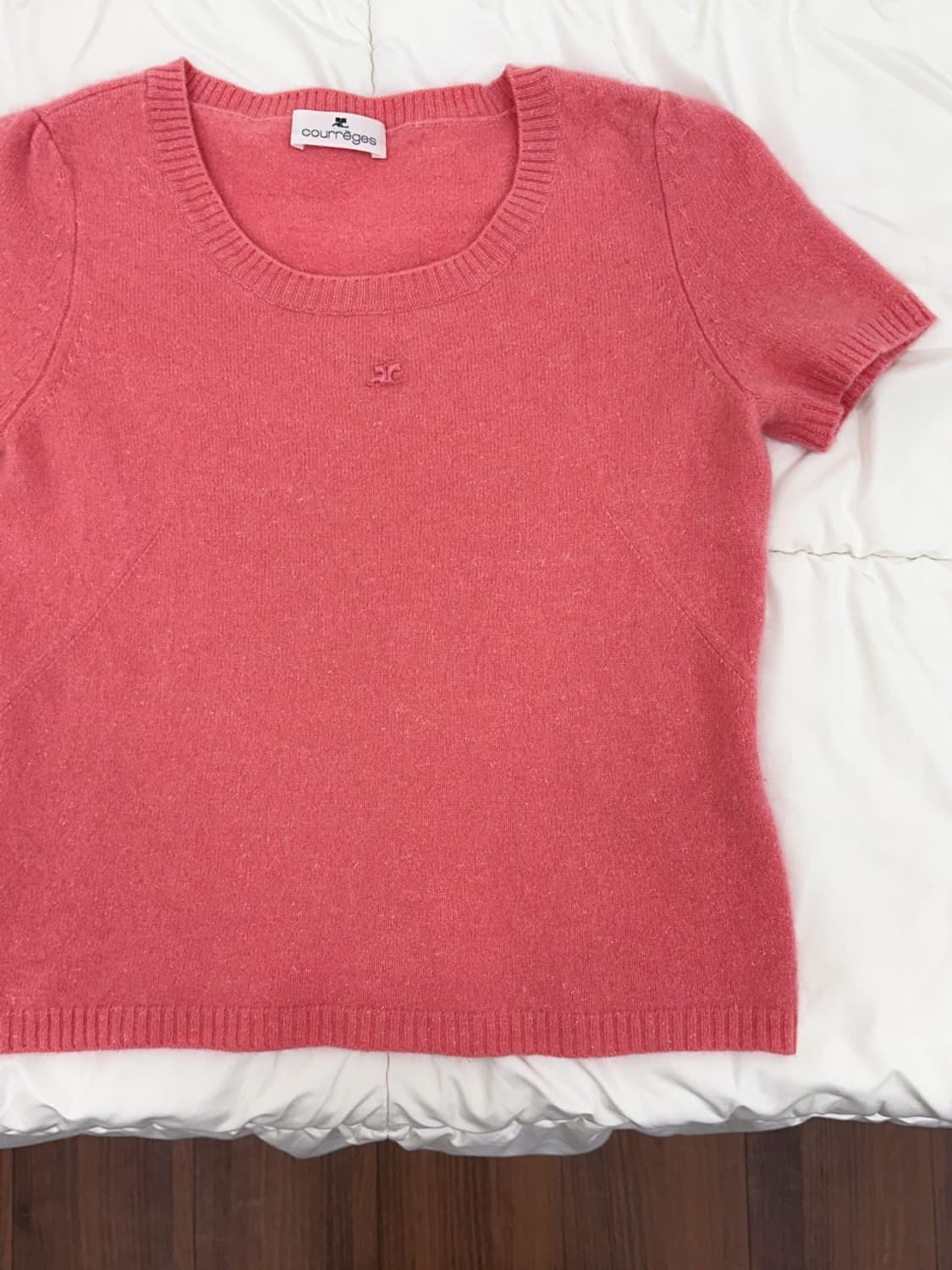 courreges / 꾸레쥬 핑크 캐시미어 니트  상품이미지3