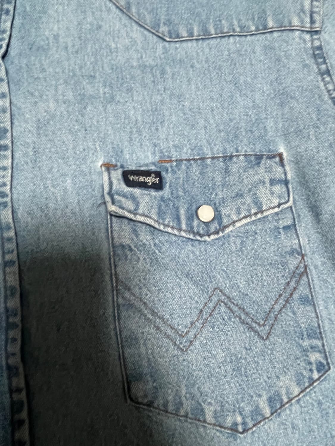 랭글러 데님 웨스턴 셔츠 상품이미지3