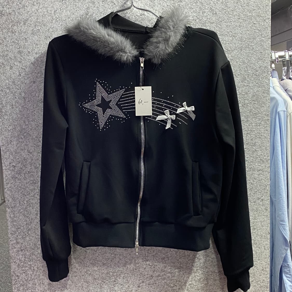 빈티지 y2k 비즈 투웨이 후드집업 b3394 상품이미지2