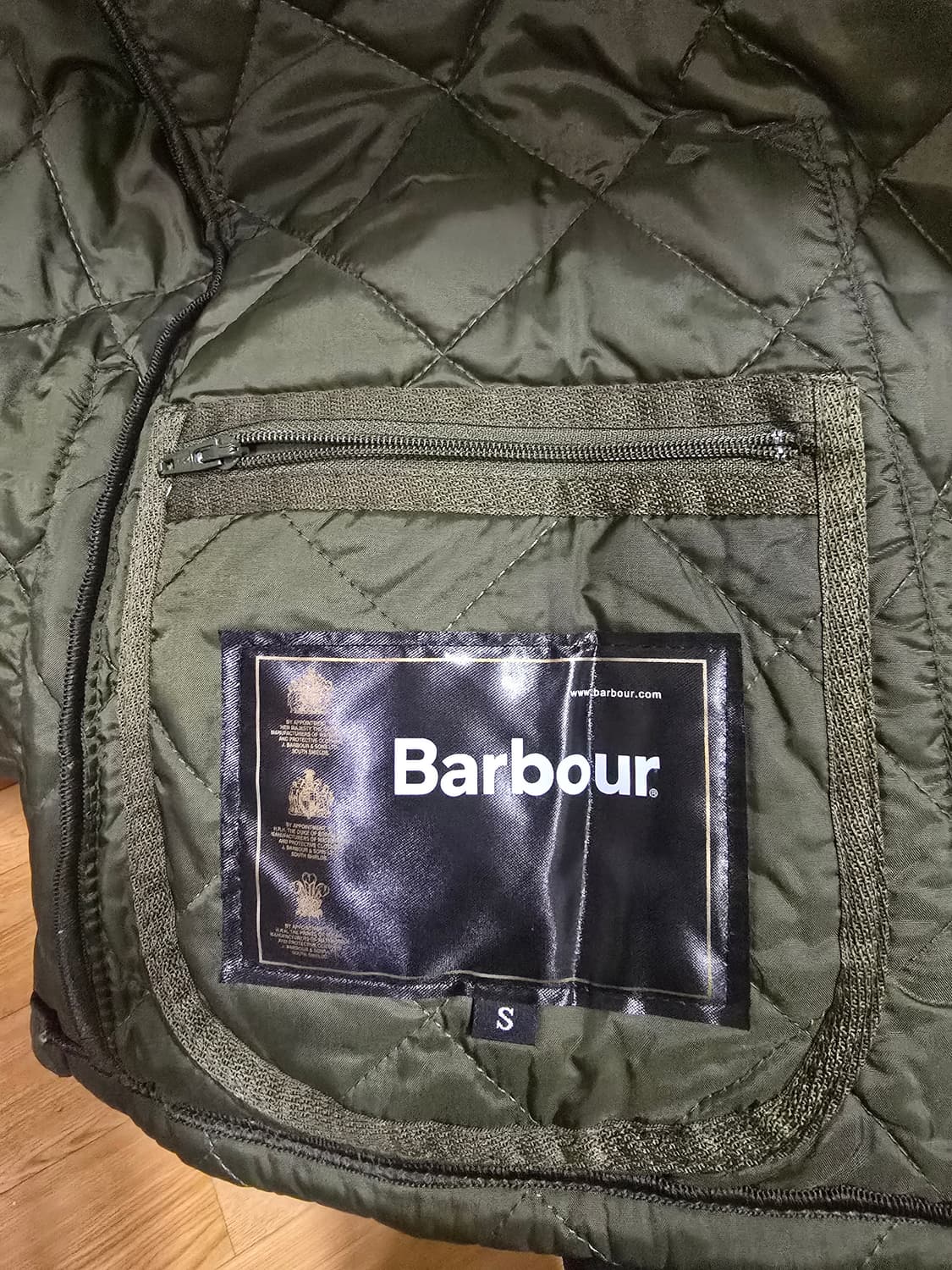 바버 퀄팅 자켓 상품이미지2