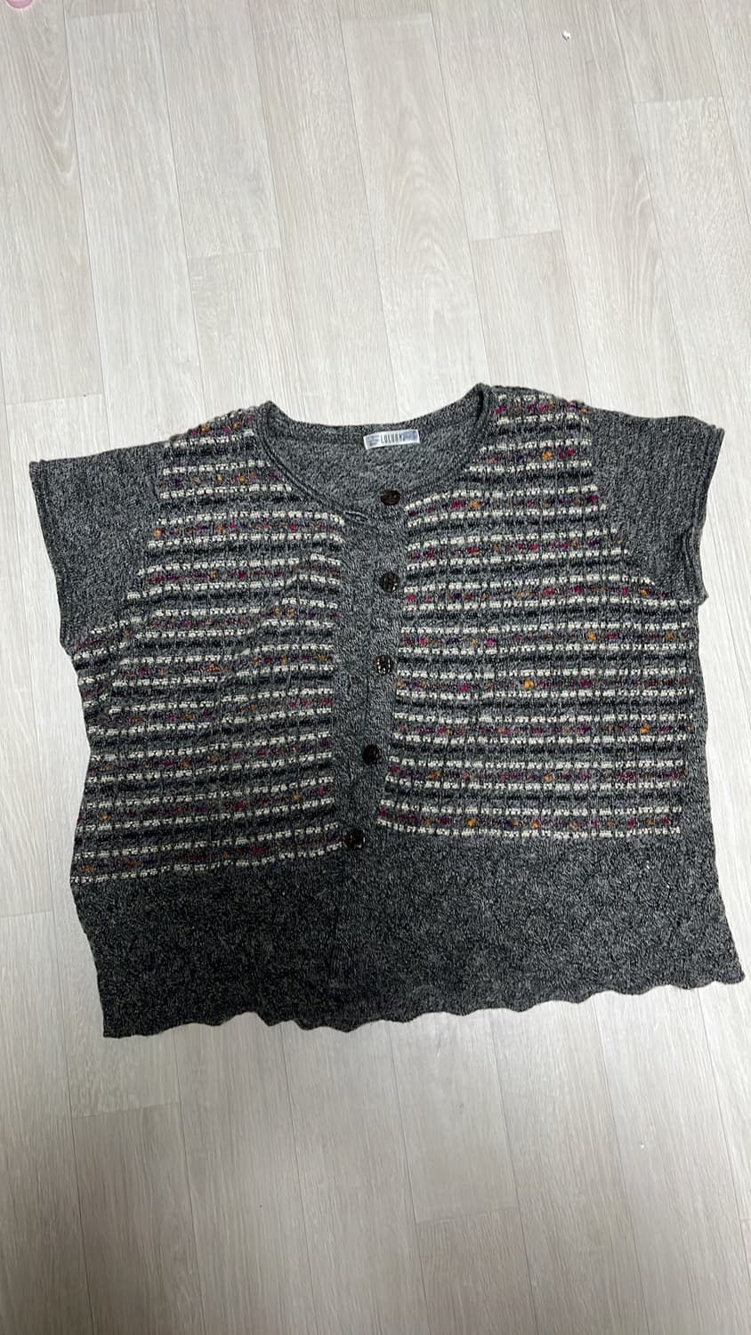 빈티지 반팔 니트 상품이미지1