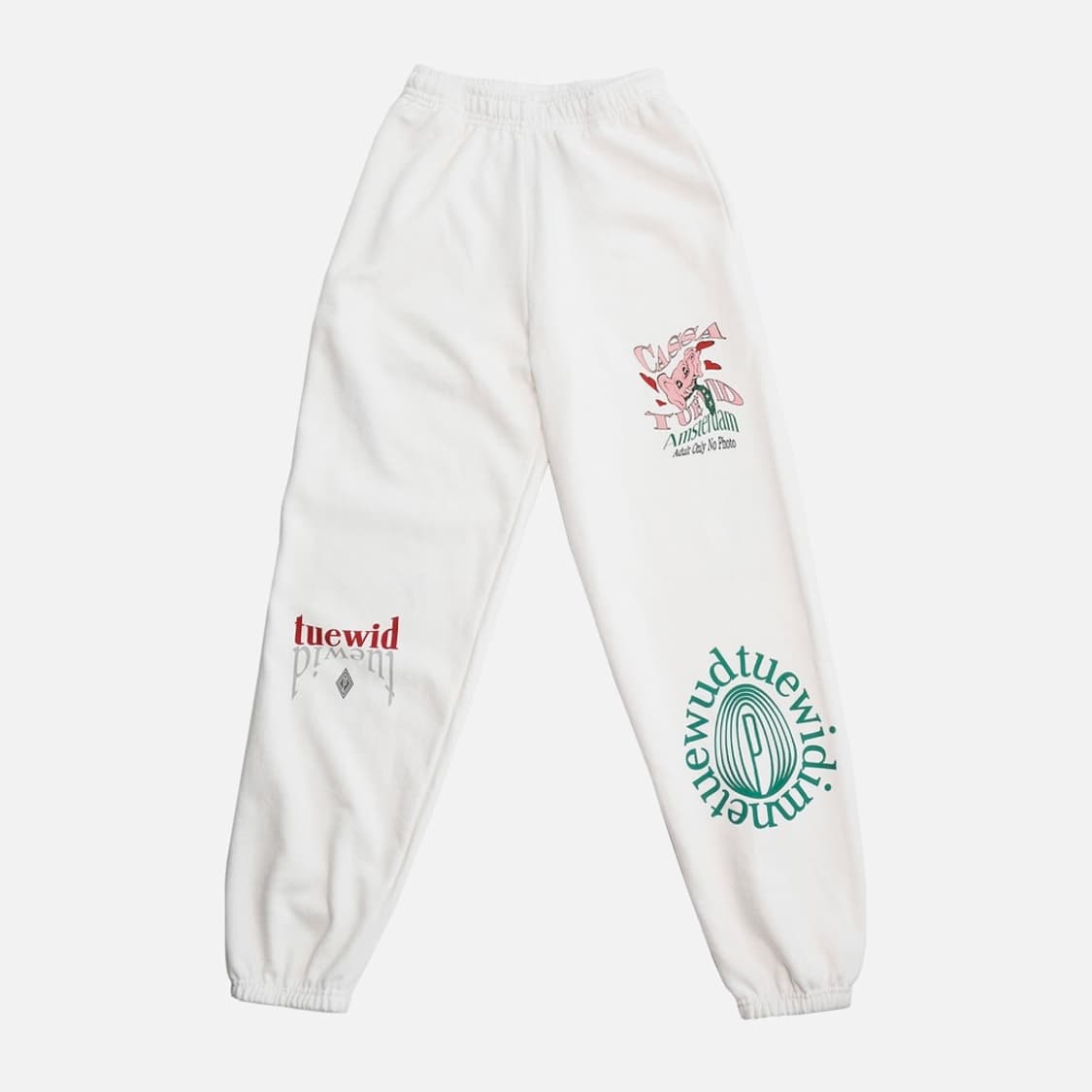 TUEWID Blanc Gauze Tattoo pants 스웻팬츠 상품이미지1