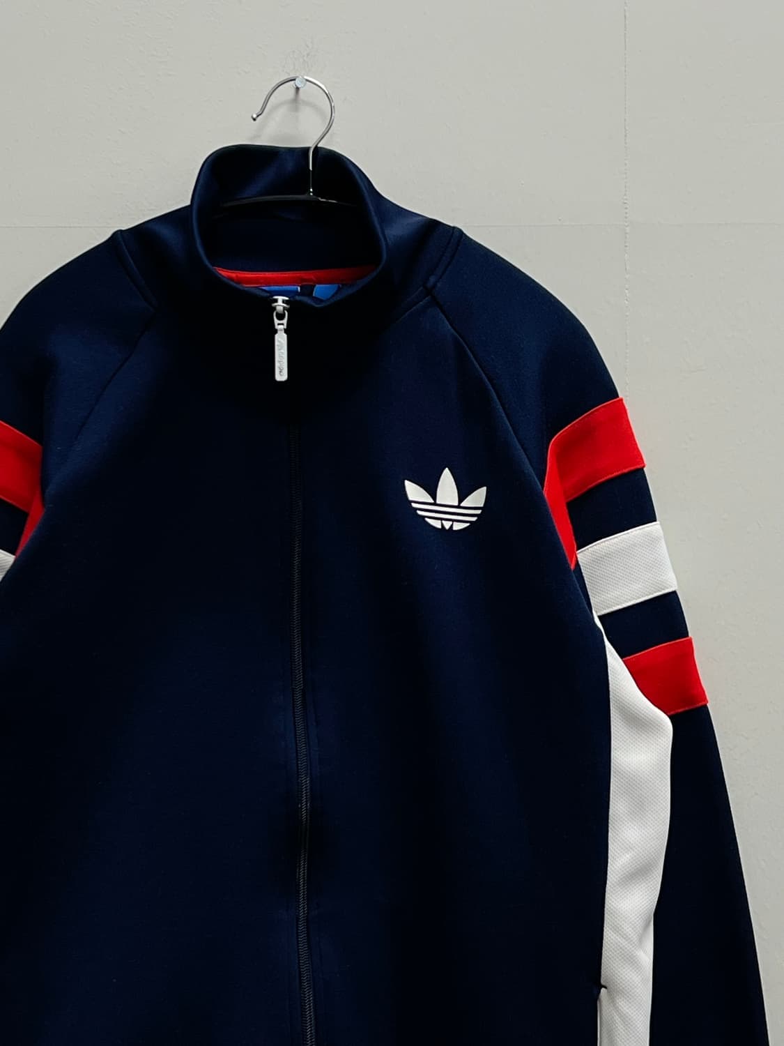 (110) 아디다스 파이어버드 트랙탑 져지 네이비/화이트/레드 상품이미지3