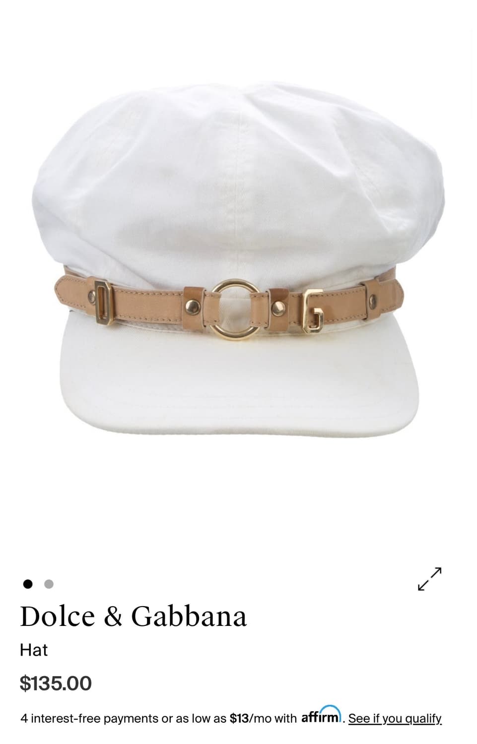 dolce & gabbana hat 상품이미지2