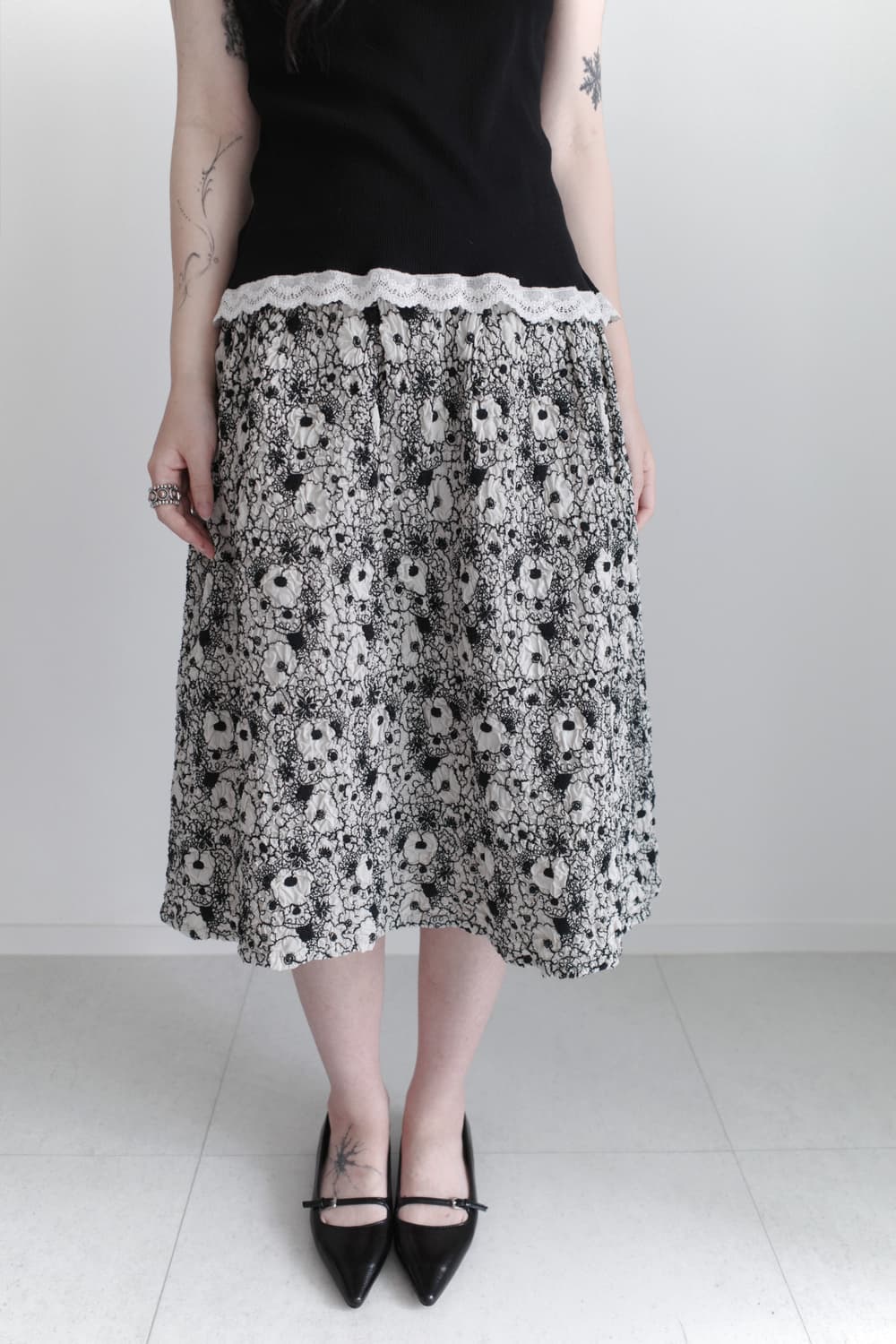 flower puff skirt 상품이미지6