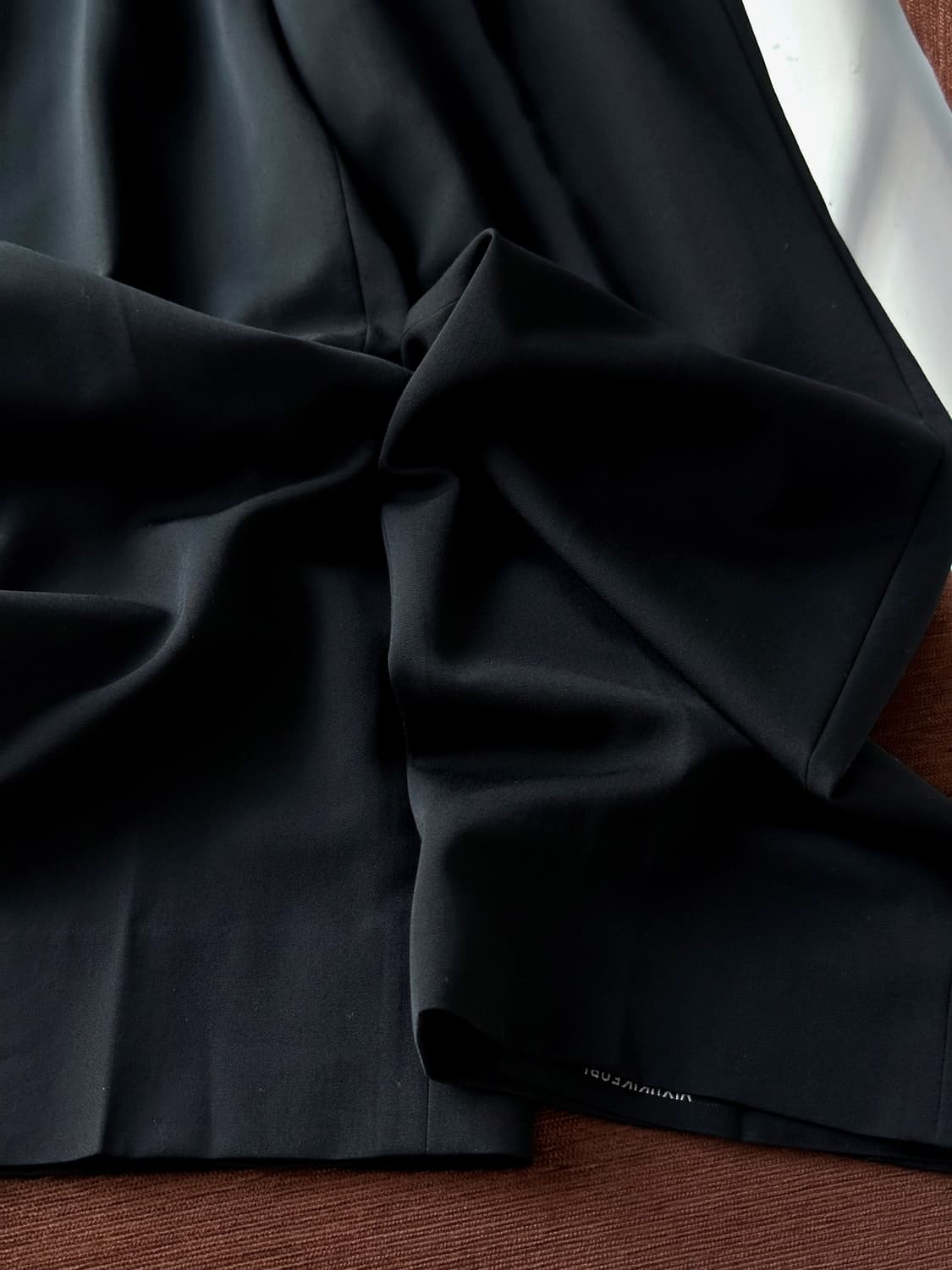 1 pleats light wool wide straight slacks 상품이미지7