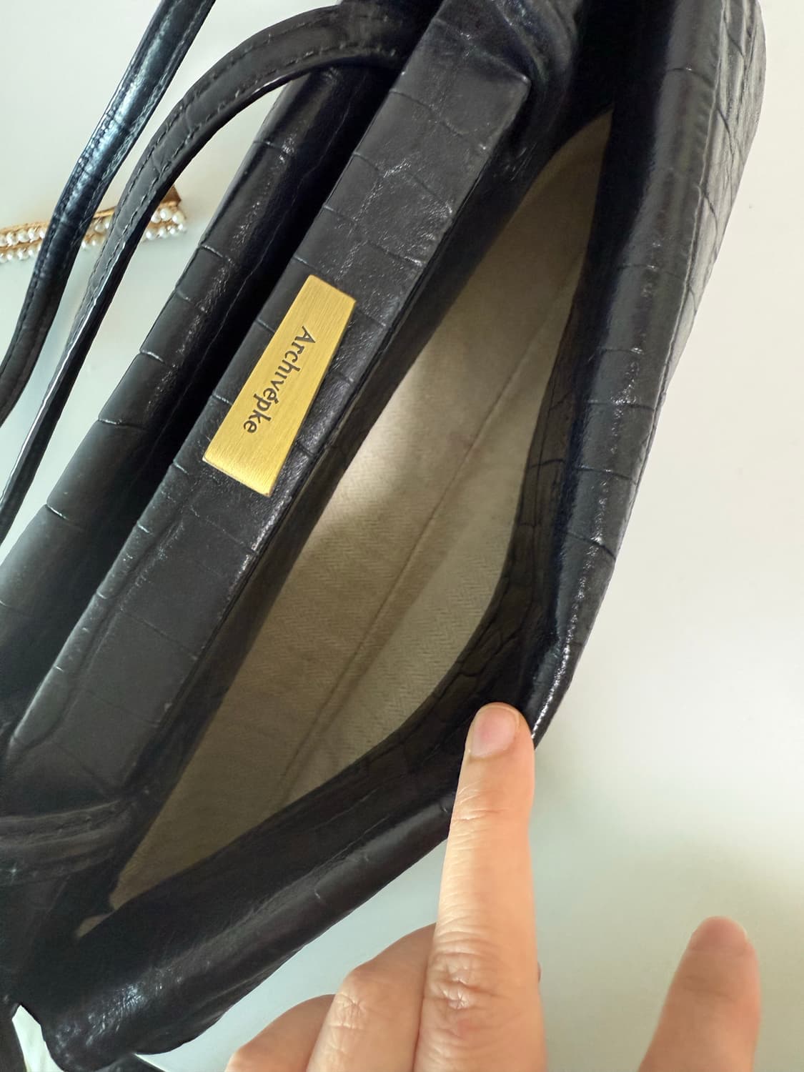 아카이브앱크 이터널백 블랙(양가죽) 상품이미지6