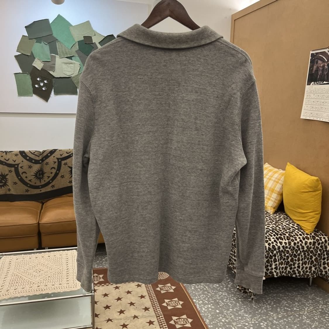 폴로 랄프로렌 빈티지 모던캐주얼 반집업 니트 M C09950 상품이미지4