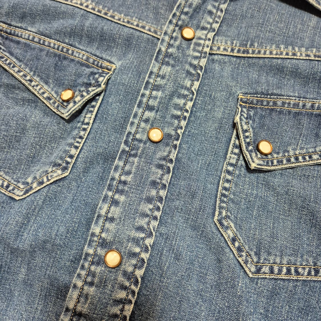 LVC 리바이스빈티지클로딩 데님웨스턴셔츠 상품이미지4