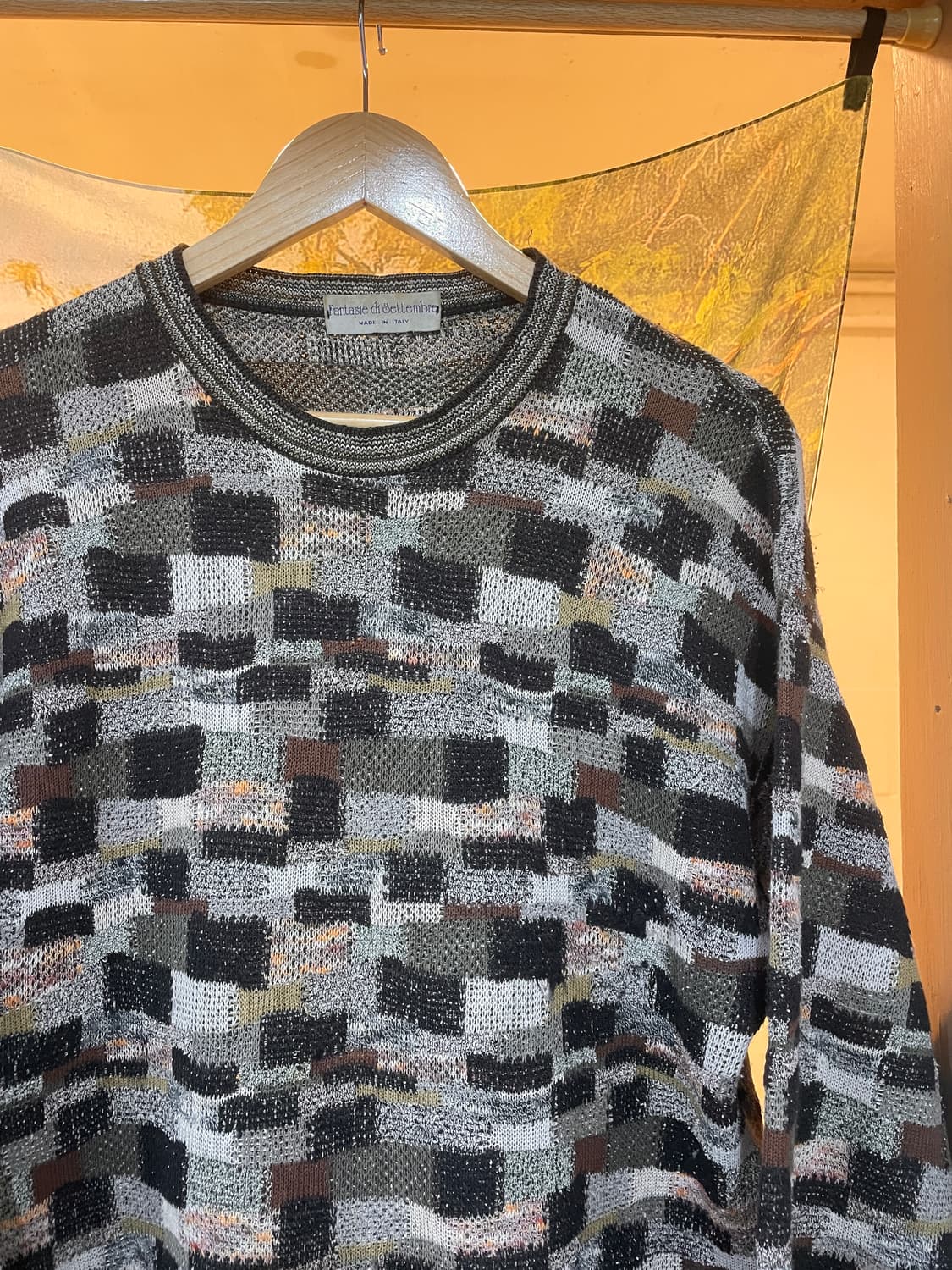 VTG 브릭패치 니트 상품이미지3