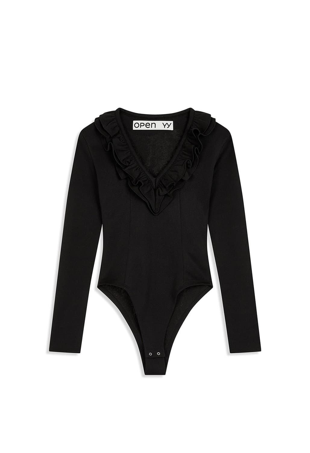 오픈와이와이 러플 바디수트 openyy ruffle bodysuit 상품이미지2