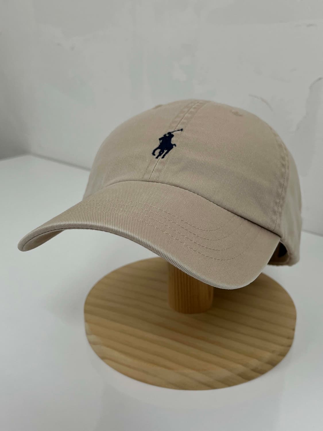 폴로 랄프로렌 아이코닉 베이지 치노 볼캡 모자 상품이미지1