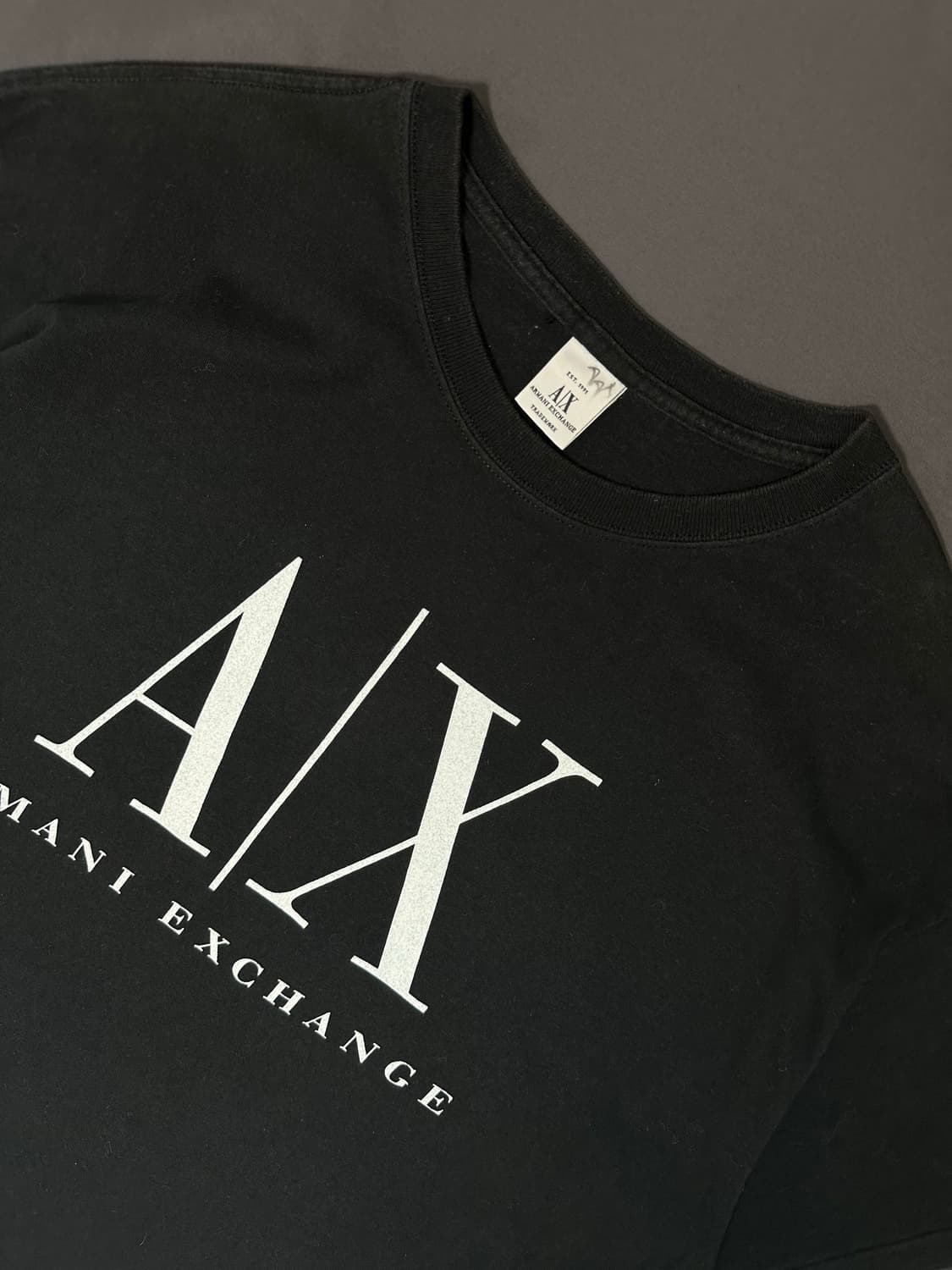 아르마니 익스체인지 빅로고 반팔 티셔츠 XL 상품이미지2
